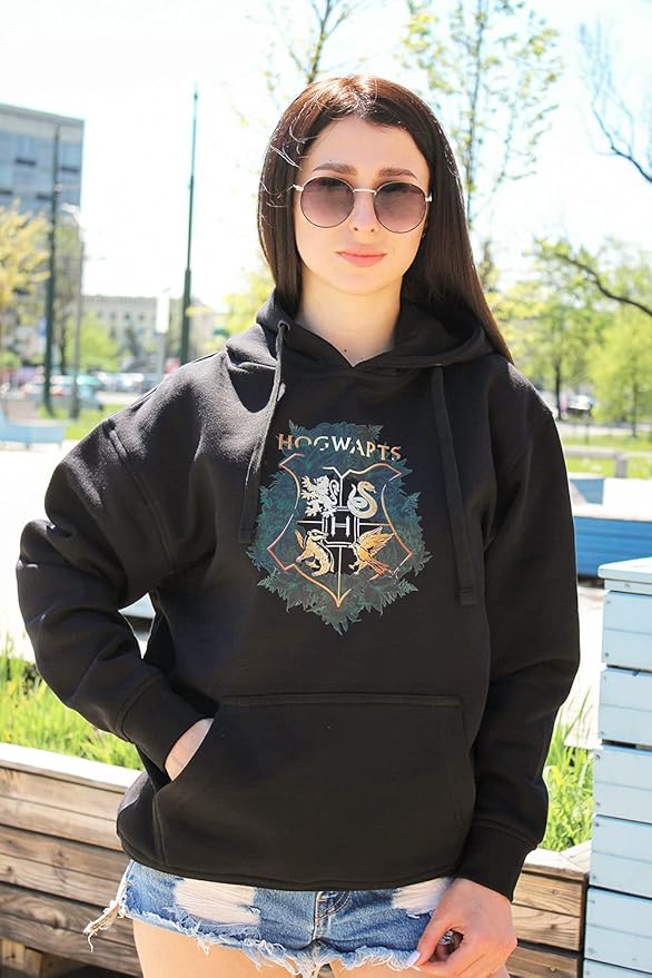 WSWSHARRY357 Womens hoodie with kangaroo pocket long sleeve Harry Potter 006