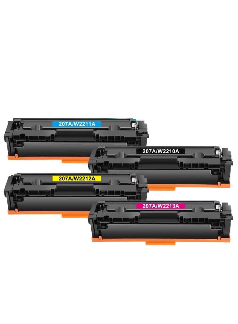 Printco Compatible With HP 207A Toner Cartridge Full Set