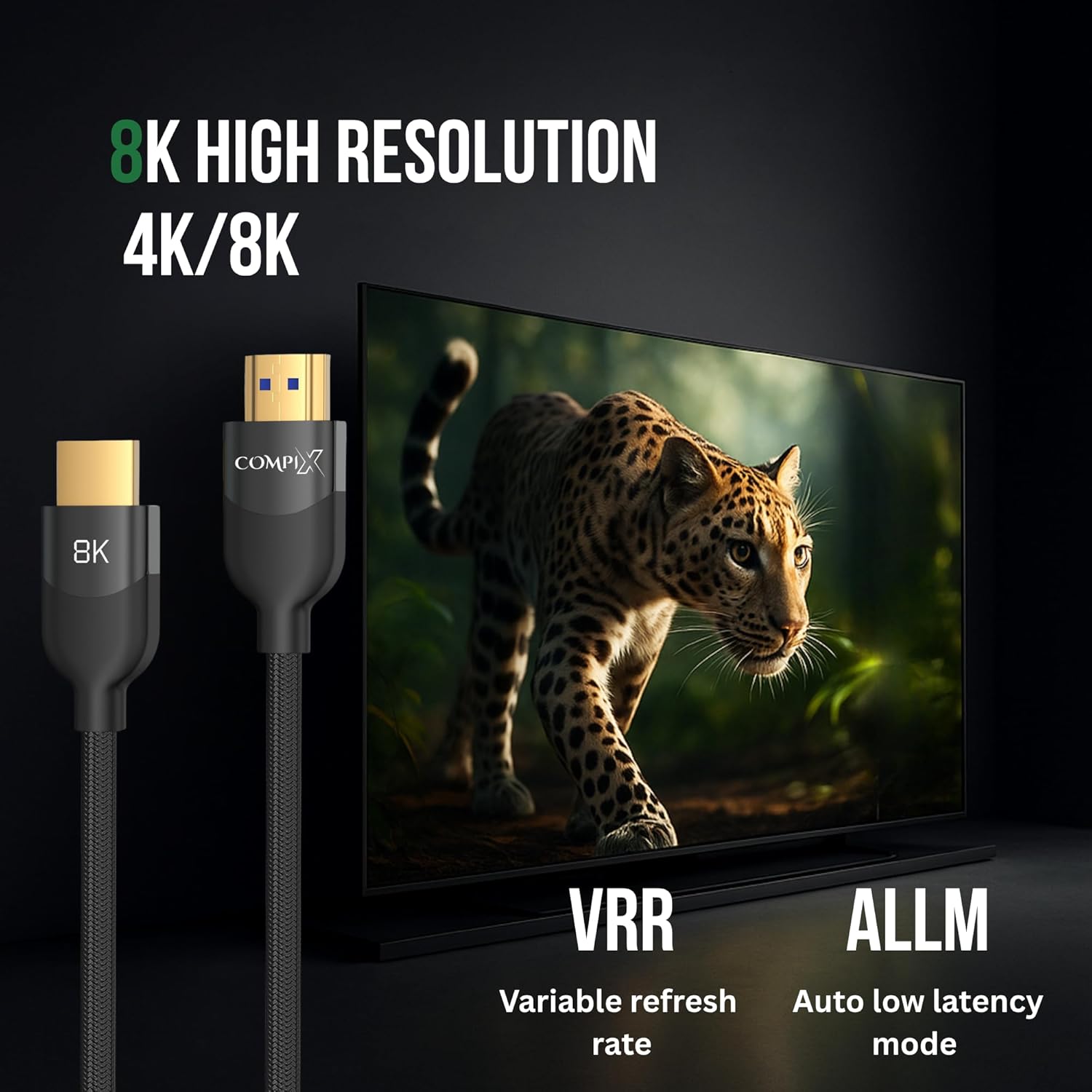COMPIX HDMI 8K CABLE 10M X504