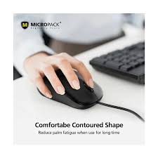 Micropack M-105-BK Wired Optical Mouse