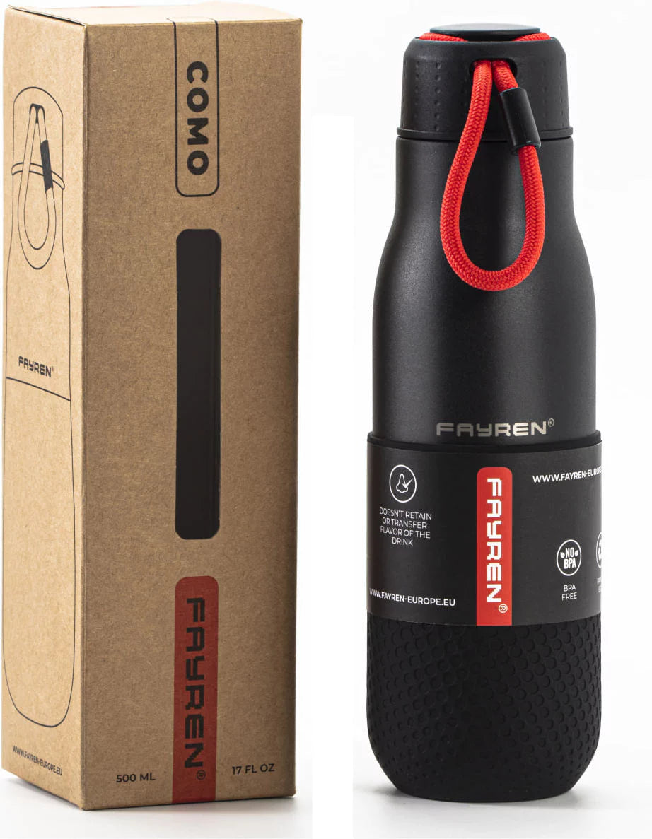 Fayren thermal bottle Como black 500ml