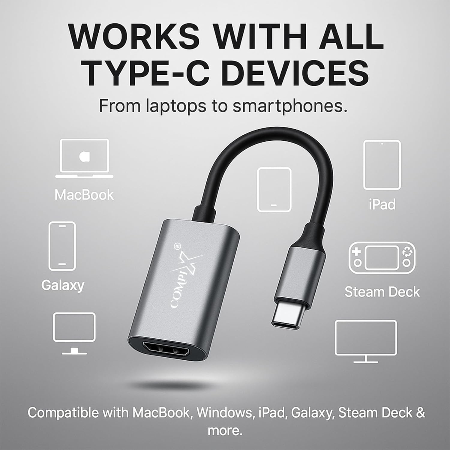COMPIX TYPE C TO HDMI ADAPTER XH101