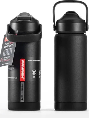 FAYREN THERMAL WATER BOTTLE KAMET BLACK 530ml