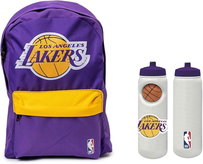 NBA LAKERS Everyday Backpack+Basketball Bottle Bundle