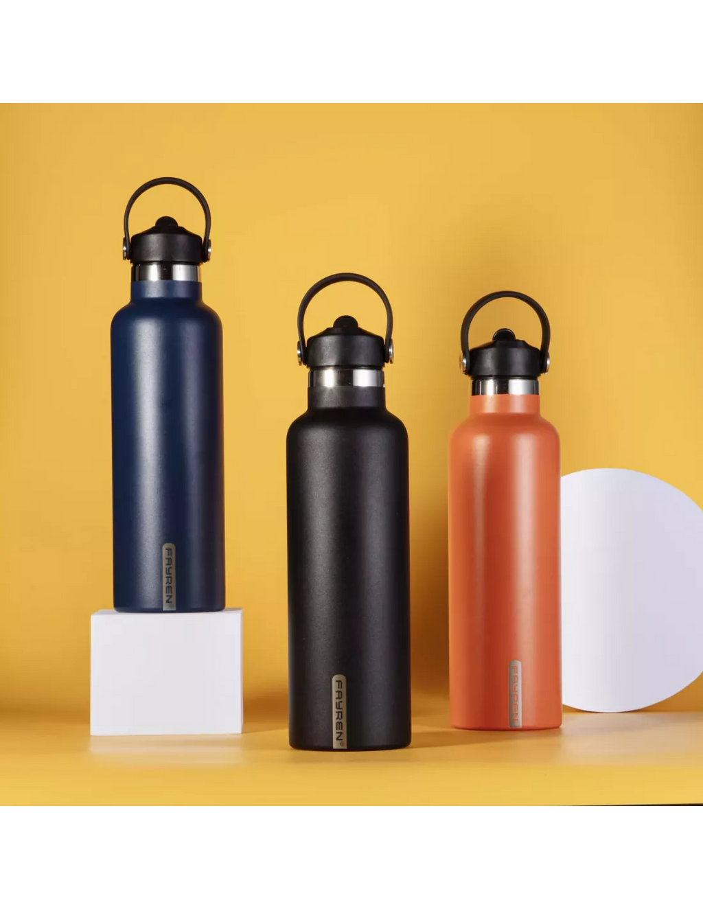 FAYREN THERMAL WATER BOTTLE NORDKAPP BLACK 750ml
