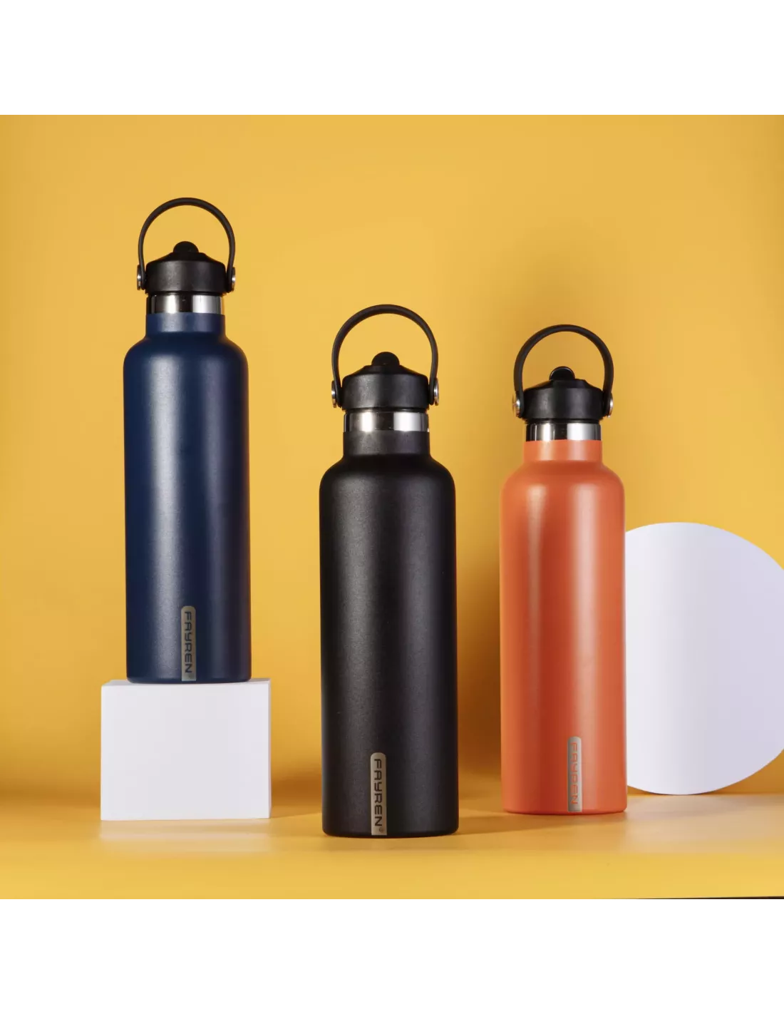 FAYREN THERMAL WATER BOTTLE NORDKAPP BLACK 750ml